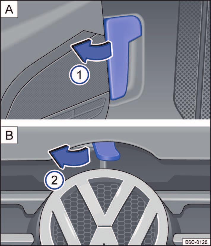 veículo. Se forem visíveis manchas de óleo ou de outros fluidos no piso, inspecionar o veículo em uma Concessionária Volkswagen.