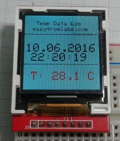valores de temperatura e envia ao display, assim como é indicado na imagem abaixo, foi preparado para o Arduino e