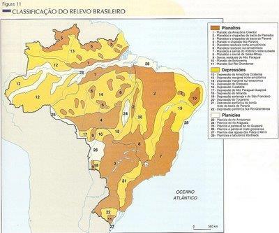 1995 (JURANDYR ROSS) PROJETO RADAM BRASIL Considerou as depressões como uma forma