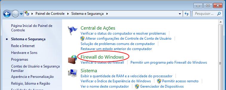 Anexo A: Permitir o tráfego ICMP pelo firewall Se os membros de sua equipe não conseguirem efetuar ping em seu PC, o firewall pode estar bloqueando essas solicitações.