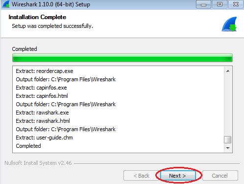 WinPcap x.x.x (Instalar o WinPcap x.x.x) (número da versão). i. Conclua o assistente de configuração do WinPcap se estiver instalando o WinPcap. j.