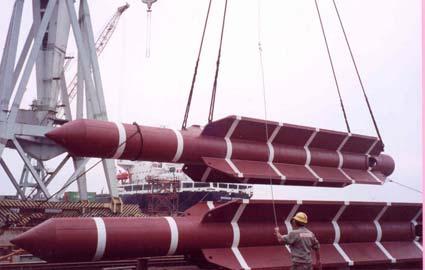 A âncora torpedo, também conhecida como free fall pile é uma patente da PETROBRAS que vem sendo usada com sucesso para a ancoragem de UEPs.
