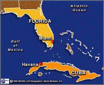 CRISE DOS MÍSSEIS EM CUBA 13 dias de Tensão Fig.25 Mapa de Cuba Em 1961 os EUA instalaram mísseis na Turquia apontados para a URSS e tentam invadir Cuba.