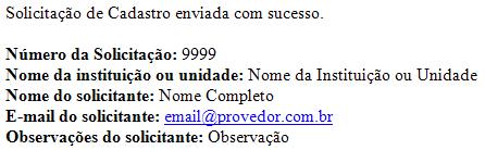 Além disso, será enviado um e-mail com remetente sage@fapesp.