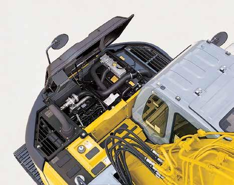 135BSR MOTOR COMMON RAIL Projetado para oferecer mais rendimento e alta produtividade, o motor Mitsubishi Commom Rail, de nova geração, representa a mais moderna tecnologia, proporcionando baixo