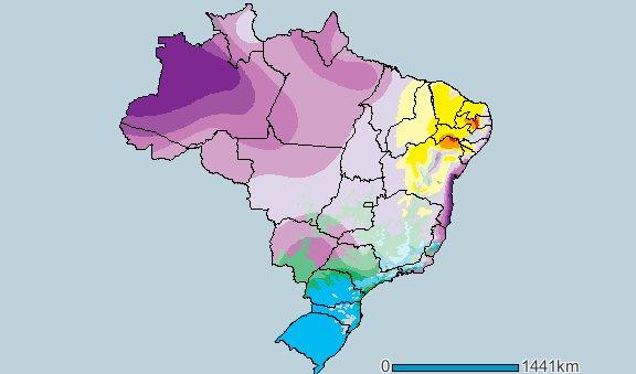 Densidade populacional na Zona Costeira AP 2