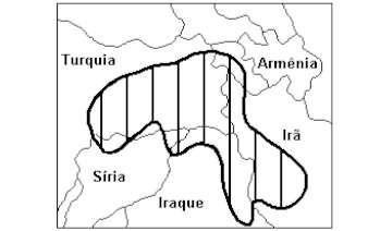 a) As áreas 1 e 2 correspondem, respectivamente, à faixa de Gaza e à Cisjordânia, territórios em parte sob o controle da Organização para a Libertação da Palestina.