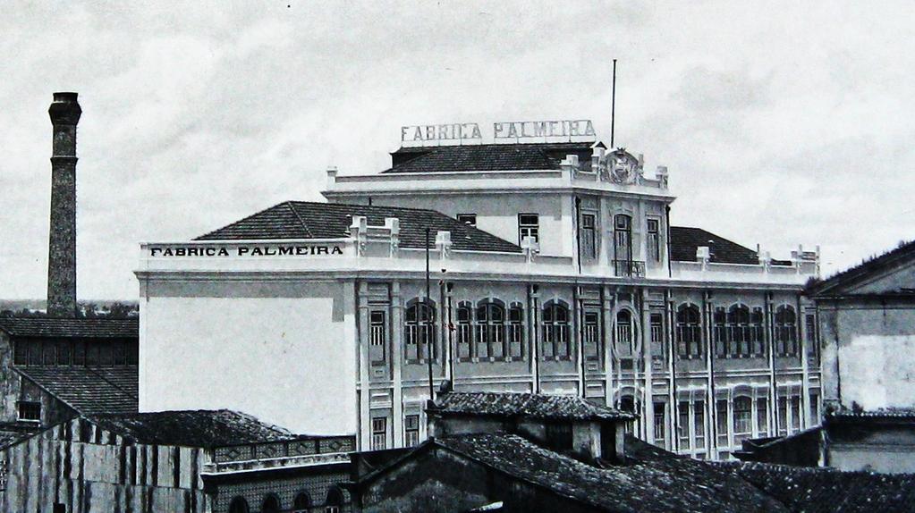 A Fábrica Palmeira, fundada em 1892, pertencia a Jorge Correia e Companhia, com endereço na Av.