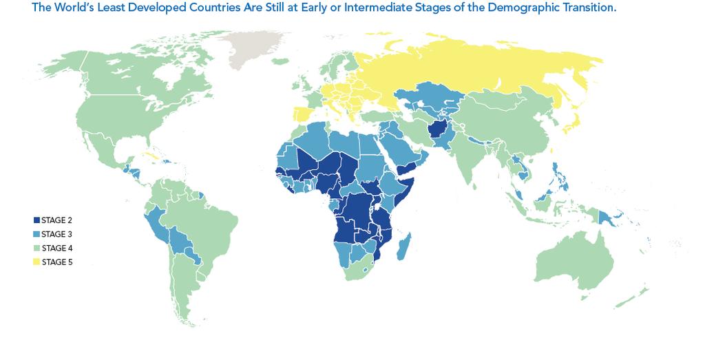 A transição demográfica em África O que é o