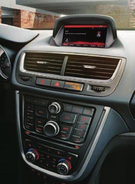 Com uma interface USB, pode ligar a maioria dos leitores MP3, Smartphones ou dispositivos USB ao sistema de informação e lazer do Opel Mokka e aceder a músicas, podcasts e outros