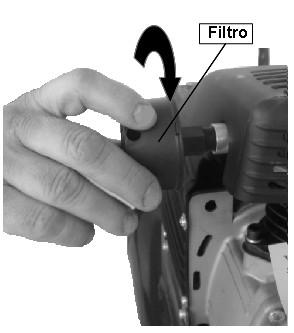 MONTAGEM DO FILTRO DE AR O filtro de ar (FIG.9) acompanha o compressor, não ligue o compressor antes de colocar o filtro, ele evita que entre impurezas dentro do cilindro.