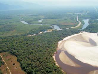 Unidade 3 restinga e barra de rio pouco alterados Uso do solo 6 Legenda Área urbana Areia Campo antrópico Corpo d água Costão rochoso Estação de tratamento de água Formação arbórea/arbustiva-herbácea