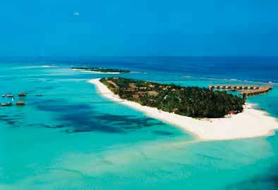 47 Lhaviyani KANUHURA Localização: O Kanuhura volta a abrir as suas portas em Dezembro 2016, construido no atol Descrição: O hotel é constituído por 80 villas e bungalows na praia e sobre a agua,