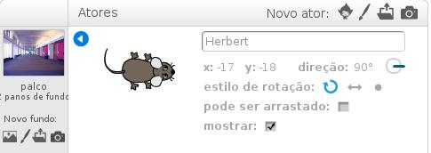 PASSO 2: Félix persegue o Herbert Agora vamos fazer com que o Félix persiga o Herbert ao invés de perseguir o mouse.