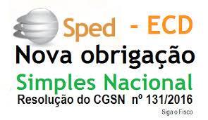 SIMPLES NACIONAL NOVIDADES PARA 2017 A partir do Ano Calendário 2017: De acordo com a Resolução do CGSN nº 131/2016, a partir de janeiro de 2017 a pessoa jurídica optante pelo Simples Nacional na