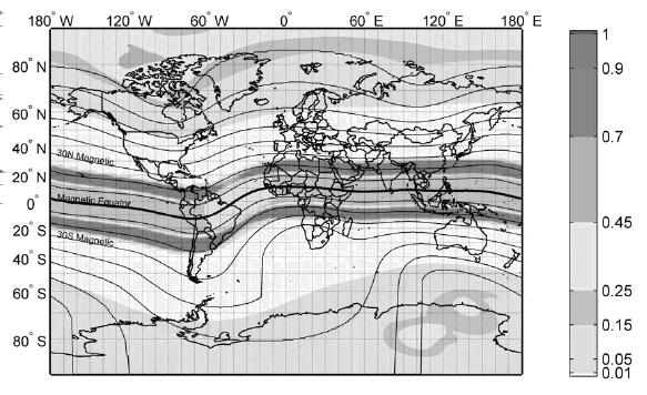 48 Figura 13: Distribuição global do índice S4 em 15 de Setembro de 2000 às 21h local. Fonte: Conker et al. (2003).