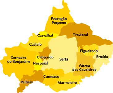 O concelho da Sertã encontra-se numa região marcada pela ruralidade, situada na Zona Centro, onde a Beira Baixa toca a Beira Litoral e o Ribatejo, fazendo fronteira com os