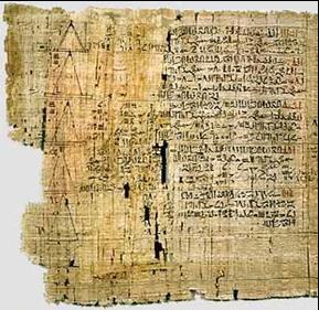 Trigonometria no Egito Cálculo das razões entre números e entre lados de triângulos semelhantes. Papiro Rhind 1650 a.c. seqt.