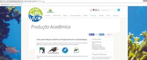 br/pesquisas/publicacoes-cientificas Página de publicações científicas do Projeto Golfinho Rotador com link para os sites dos outros Projetos da Rede BIOMAR. http://golfinhorotador.org.