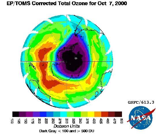 34 A descoberta da massiva destruição do conteúdo de ozônio durante as primaveras do Hemisfério Sul, denominada de Buraco de Ozônio Antártico (Chubachi, 1984; Farman et al.