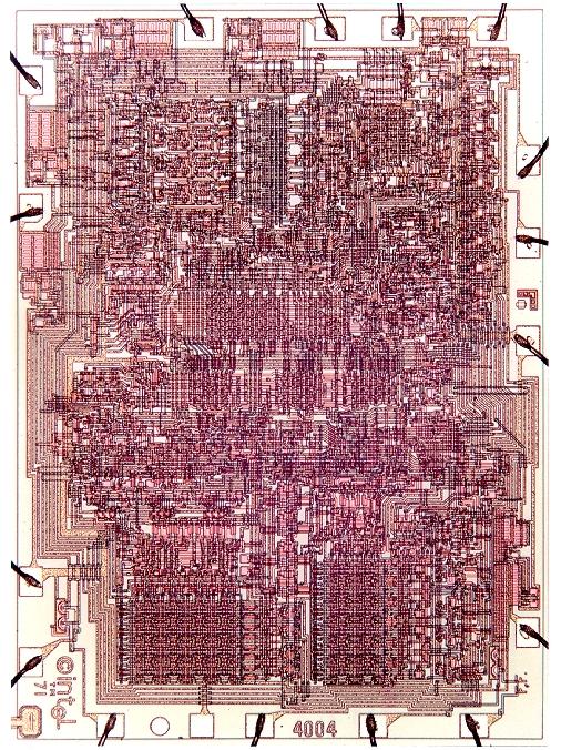 Dezenas de transistores em uma única pastilha
