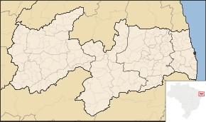 Estado da Paraíba Estados limítrofes: Rio Grande do Norte, Pernambuco e Ceará. População 7: 3.65.33 hab.