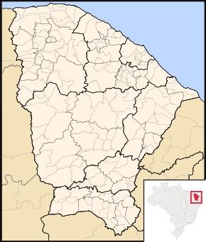 Estado do Ceará Estados limítrofes: Piauí, Rio Grande do Norte, Paraíba e Pernambuco População 7: 8.83.88 hab.