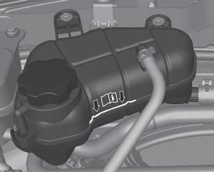 176 Cuidados com o veículo Líquido de resfriamento do motor Troca do líquido de arrefecimento do motor O sistema de arrefecimento do motor é abastecido com um aditivo para radiador de longa duração
