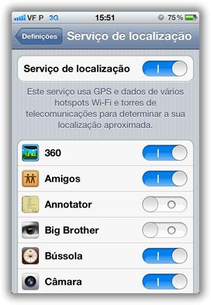 Desactivar as notificações "push": algumas aplicações da App Store utilizam o serviço de notificações Apple Push para avisá-lo sobre a existência de novos dados.