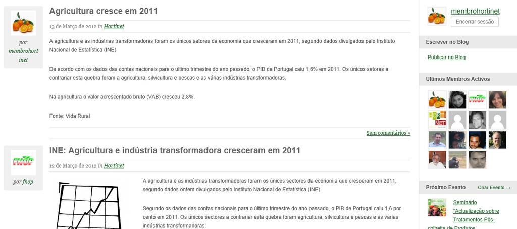 Blog Introdução de uma