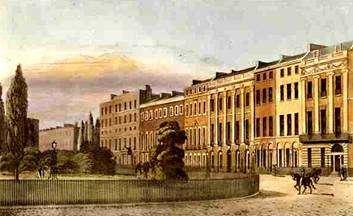 praças privadas em Londres, tais como: Hanover Square (1717), Cavendish Square (1717), Grosvenor Square