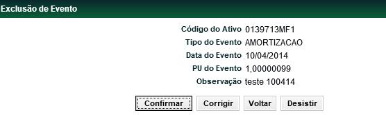 Fundos21 O PU de evento pode ser alterado até o horário de fechamento da grade de referência, no dia do evento.