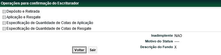 Fundos21 Tela de Detalhe Fundo Aberto Observação: Para Instrumento Financeiro CFF - Cotas de Fundos Fechados, quando o campo Esforço Restrito encontrar-se marcado com a opção SIM, indica que o ativo