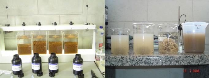 Tratamentos da água - CLARIFICAÇÃO O equipamento de JarTest pode realizar até seis testes ao mesmo tempo, o que