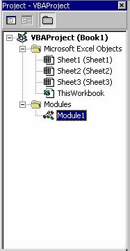 Editor de Visual Basic for Applications Para acessar o editor de Visual Basic for Applications: Tools / Macro / Visual Basic Editor Figura Editor de Visual Basic for Applications Encontrará o écran