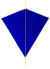 Paralelogramo Ordem: 2 intersecção das diagonais Centro de simetría é o centro de