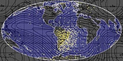 Anomalia Magnética do Atlântico Sul Quando partículas do vento solar