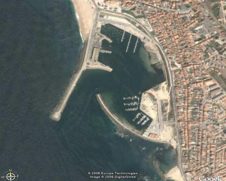 (galgamento) Numérico+físico+trabalho de campo  de estruturas marítimas (Numérico+Físico) Galgamento do Molhe Sul do Porto