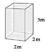 Usaremos a mesma ideia: Vol = Ab. H, mas o cálculo da área da base será feita separadamente, dependendo da base. Exemplo: Calcule o volume do prisma abaixo: 4. Cilindro Usaremos a mesma ideia.