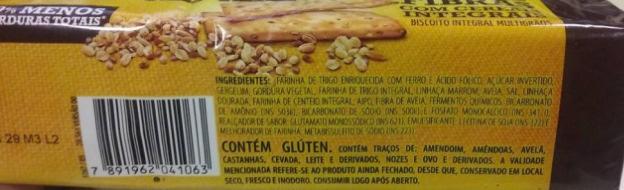 Advertências -Glúten Todos os alimentos industrializados devem conter em seu rótulo: Contém Glúten OU Não Contém Glúten -Presença intencionalou contaminação