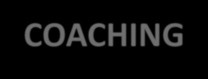 COACHING É um processo, com início, meio e fim, definido em comum acordo entre o coach (profissional) e o coachee (cliente) de acordo com a meta desejada pelo cliente, onde o coach apoia o