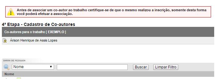 Prestar atenção ao nome do Professor/Orientador, seu e-mail e também à unidade de ensino que ele