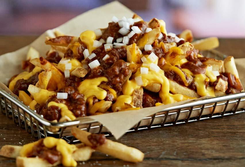 starters Chilli Cheese Fries $21,90 $27,90 $27,90 American Fries Clássicas, crocantes e saborosas.