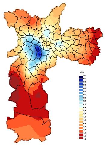 MAPA DE INCLUSÃO E EXCLUSÃO SOCIAL MUNICÍPIO DE SÃO PAULO DA São Luiz: 42,4% de