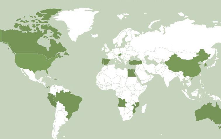 ATUAÇÃO NACIONAL E INTERNACIONAL Canadá Áustria Além de ser uma das empresas que mais crescem no setor, a ImTraff consolida sua atuação nacional e internacional com trabalhos desenvolvidos e