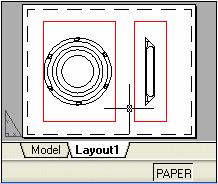 a plotagem no espaço do papel (paper space). Se o seu projeto não necessitar de diversas pranchas de desenho, você pode plotar diretamente do espaço Model.