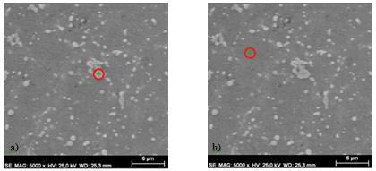 Figura 2. Micrografias das amostras transversais das brocas comerciais (aumento de 500x com microscópio ótico). Ataque Nital 4%. a) Comercial sem revestimento.