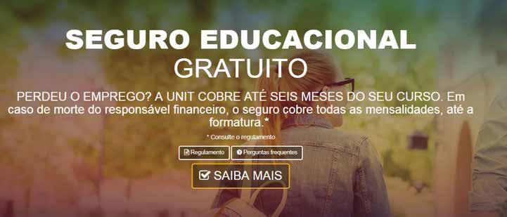 Unit oferece Seguro Educacional gratuito - segurounit@qhcorretora.com.