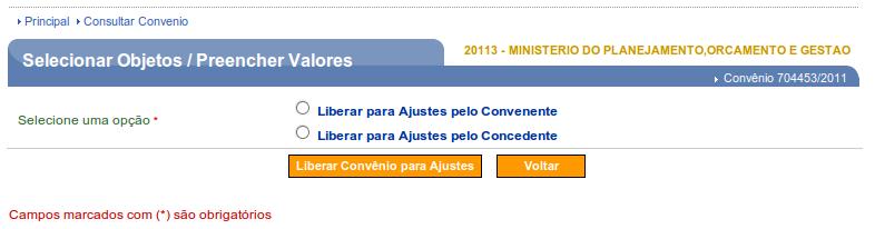 Note que situação do Termo Aditivo é Cadastrado e observe também o valor do acréscimo nos campos de Variação do Valor Global, Variação do Valor do Repasse, Variação do Valor da Contrapartida e