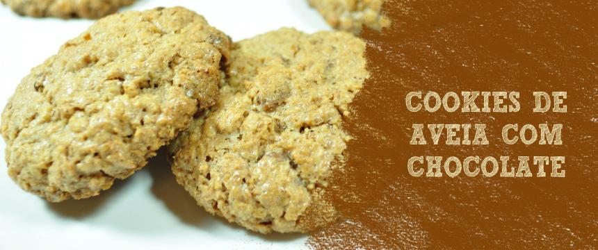 comentários, pois sempre são bem-vindas! Receita de Cookies de Aveia Com Chocolate É bem comum nas receitas de cookies de aveia, ter cristalizadas (ou passas).